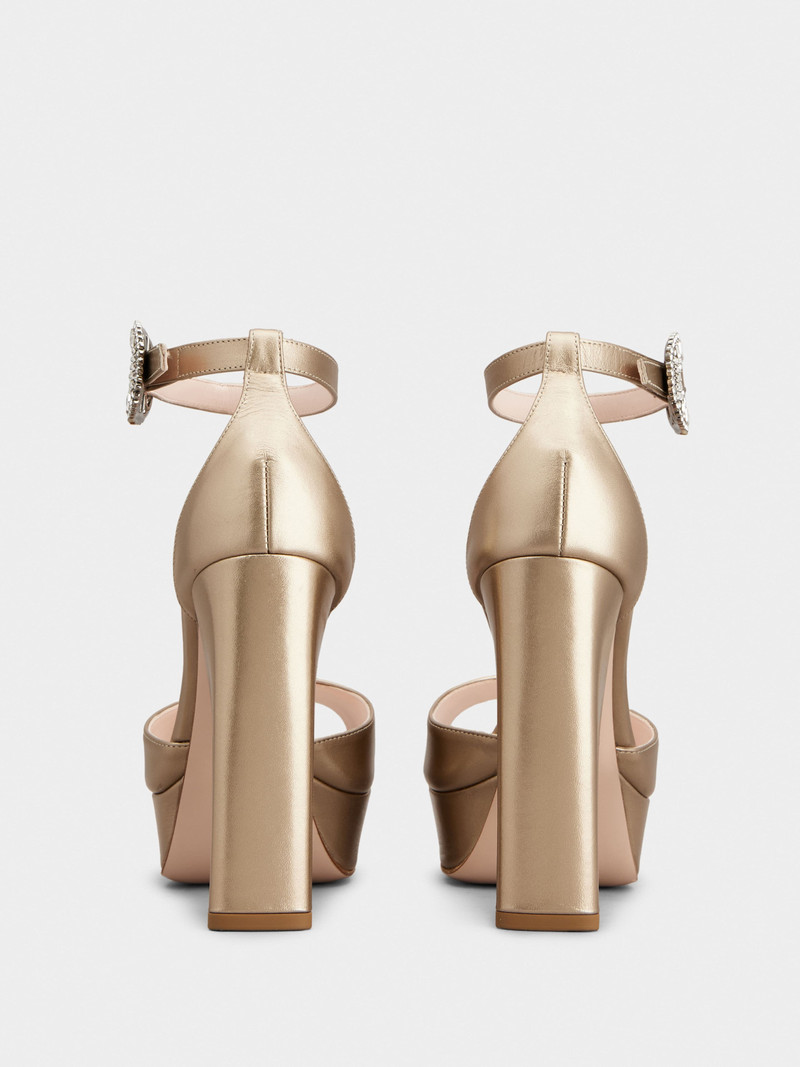 Roger Vivier Platform Sandals in leather outlook