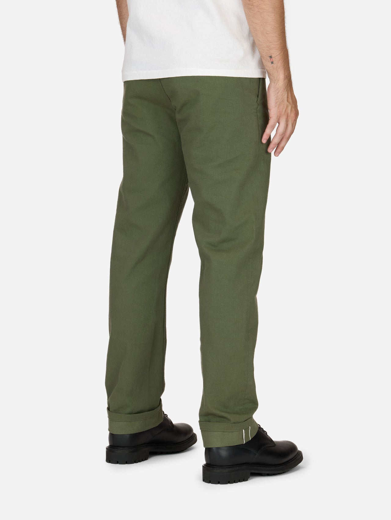 CH-55x - Olive Selvedge Chino - 5