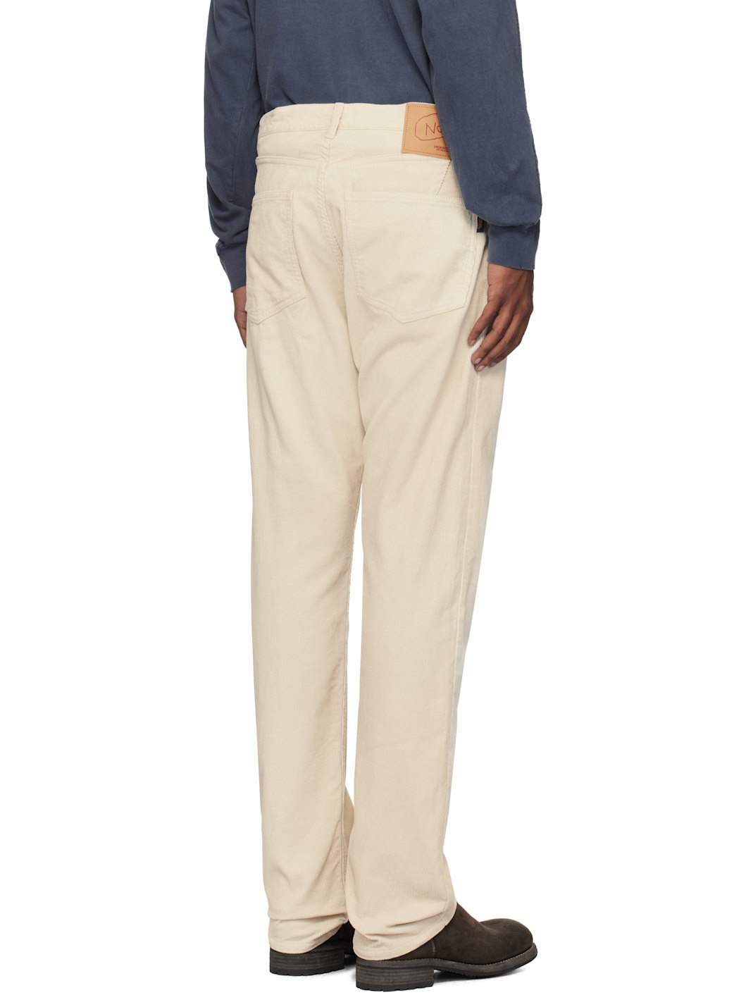 Off-White Corduroy Trousers - 3