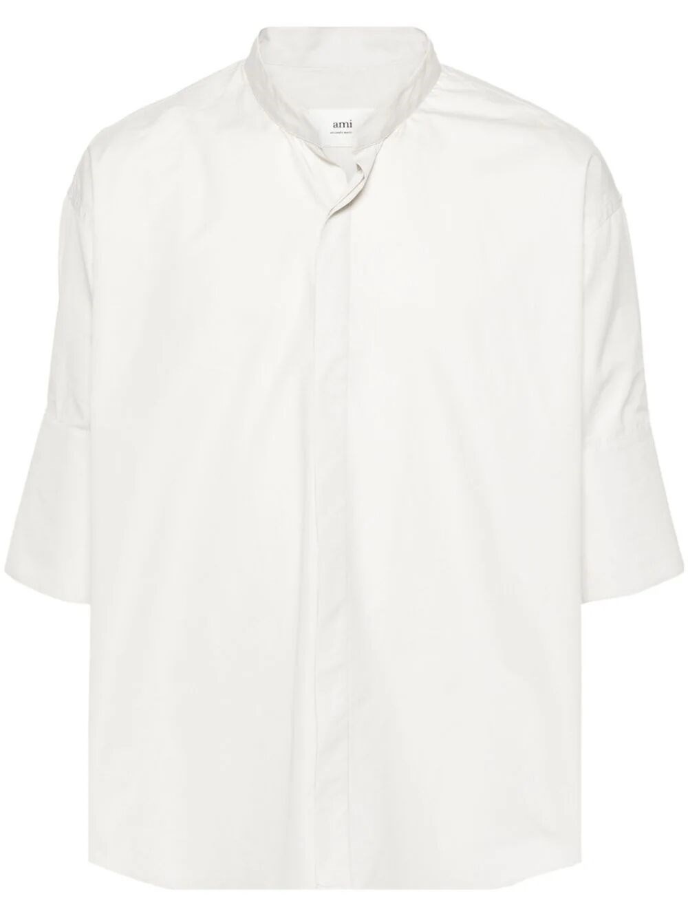 MANDARIN COLLAR SHIRT - 1