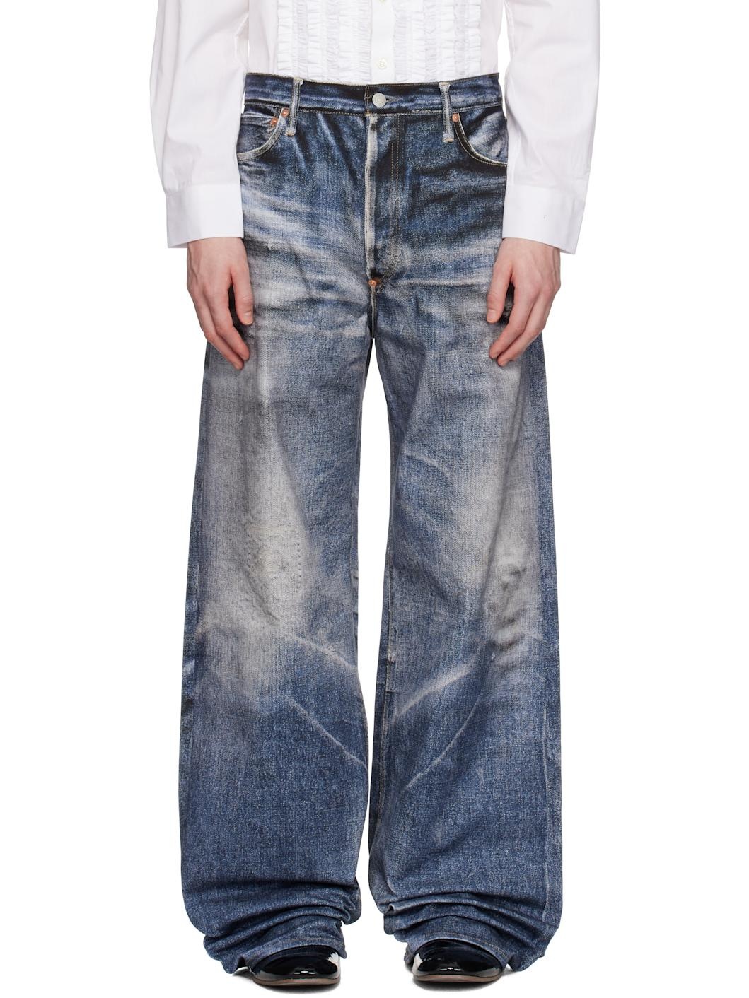 yayaya♡ Junya Watanabe MAN Blue Levi's Edition Inkjet W Name