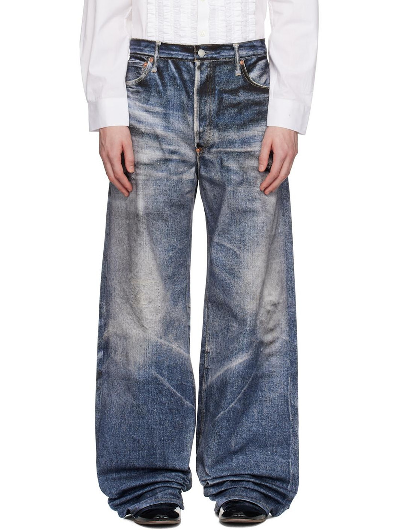 Blue Levi's Edition Inkjet W Name Berberjin Jeans 1