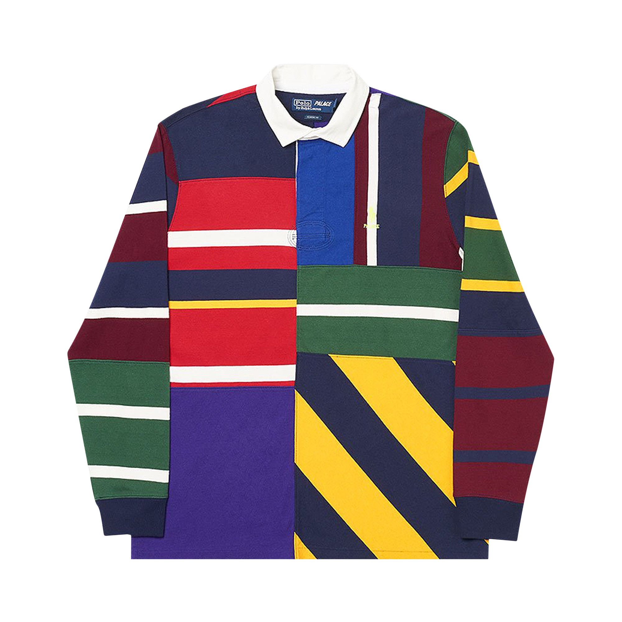 Palace x Ralph Lauren Pieced Rugby Polo 'Multicolor' - 1