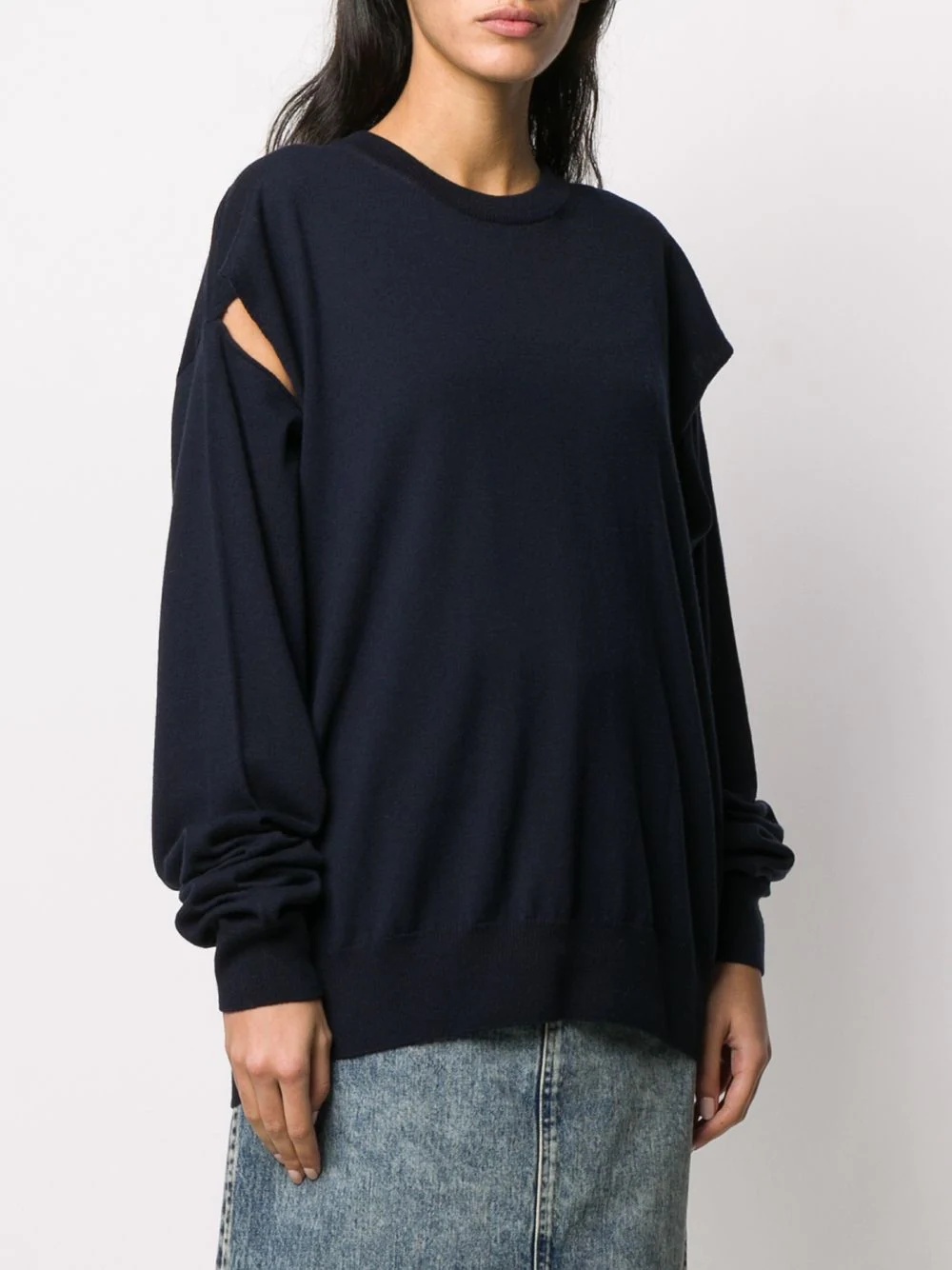 slit sleeve jumper - 3