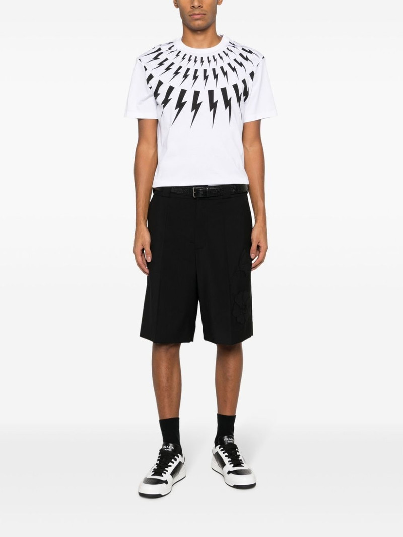 Neil Barrett Fair Isle Thunderbolt T-shirt outlook