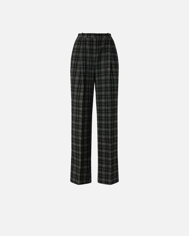 WIDE-LEG TROUSERS IN YARN-DYED CHECK 1