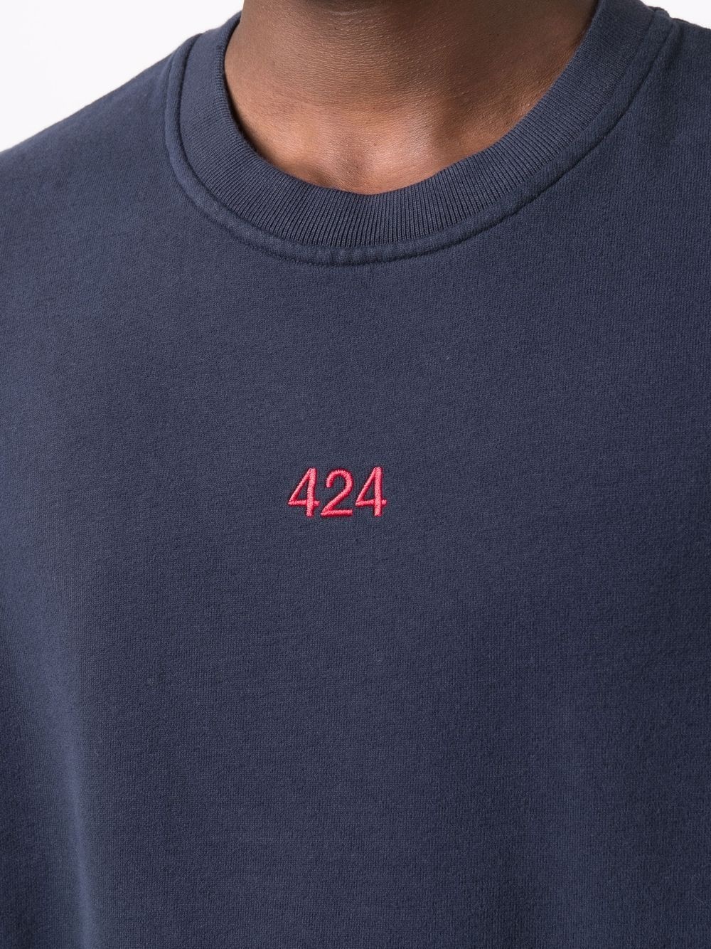 embroidered logo sweatshirt - 5