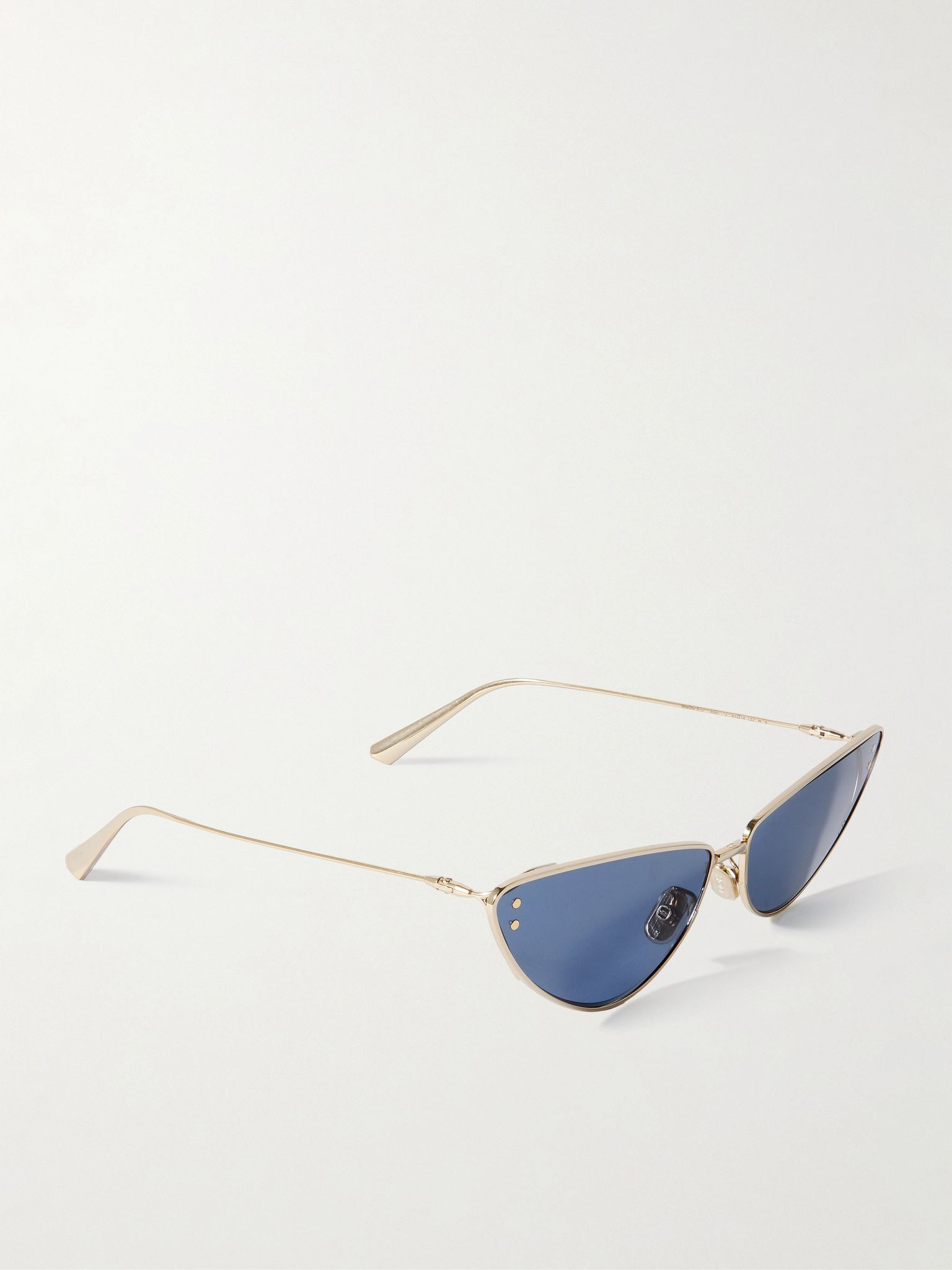MissDior B1U cat-eye gold-tone sunglasses Blue - 3