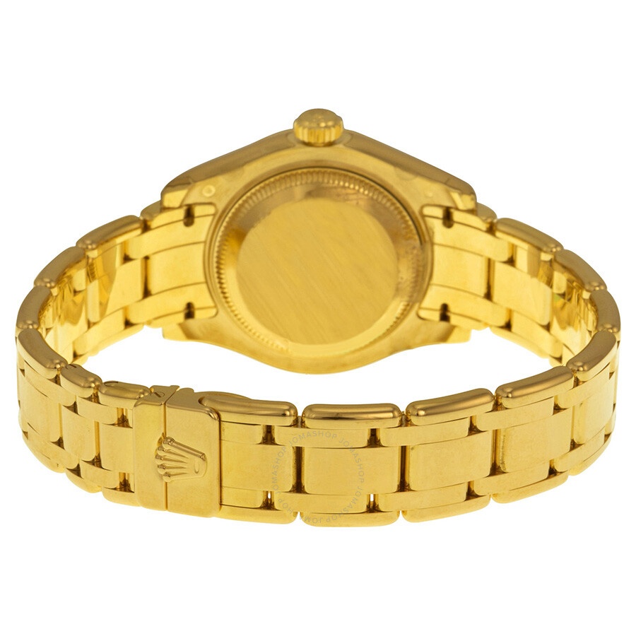 Rolex Lady-Datejust Pearlmaster White Diamond Dial 18K Yellow Gold Automatic Ladies Watch 80298WDPM - 3