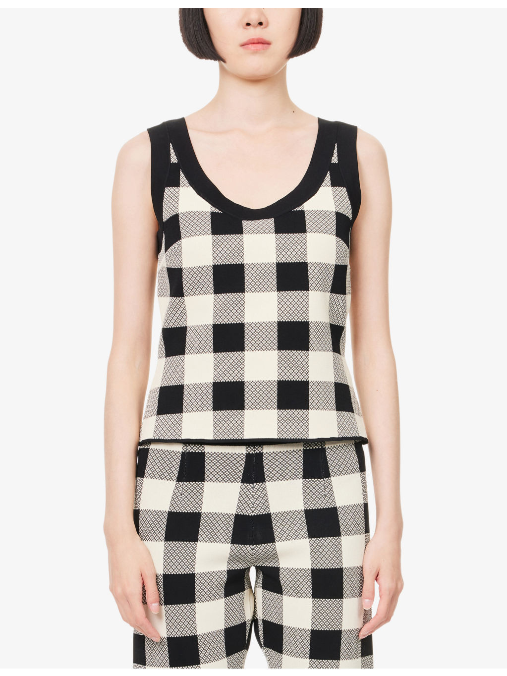 Pippa Graphic-Pattern Knit Top - 3