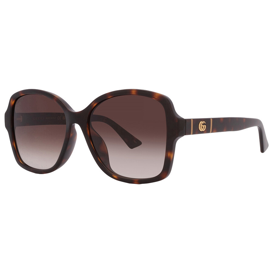 Gucci Brown Gradient Butterfly Ladies Sunglasses GG0765SA 003 57 - 3