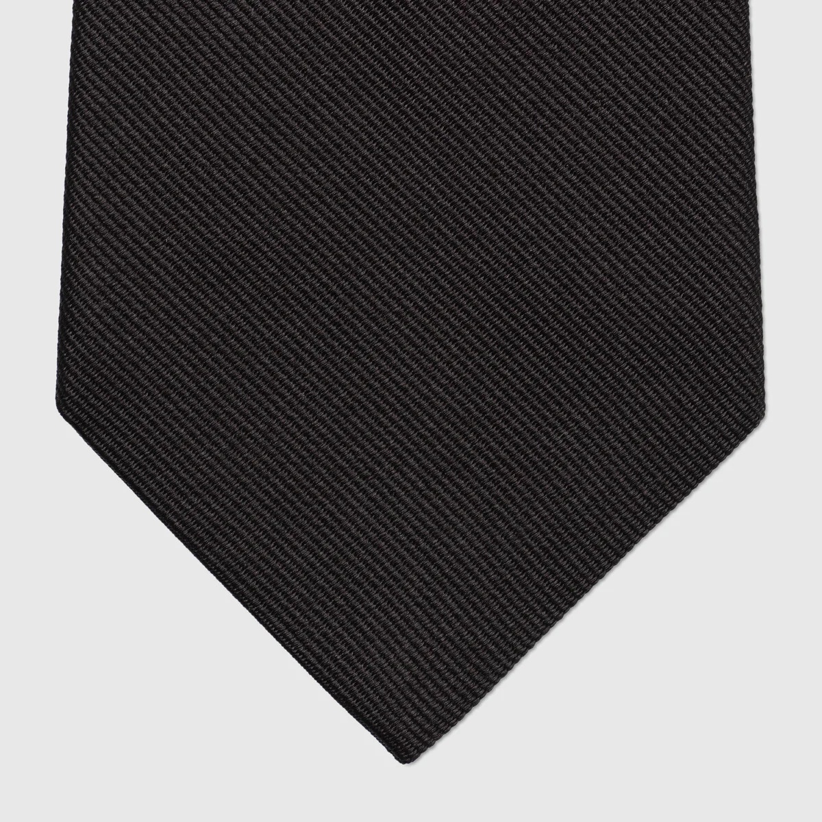 Tiger underknot silk tie - 5