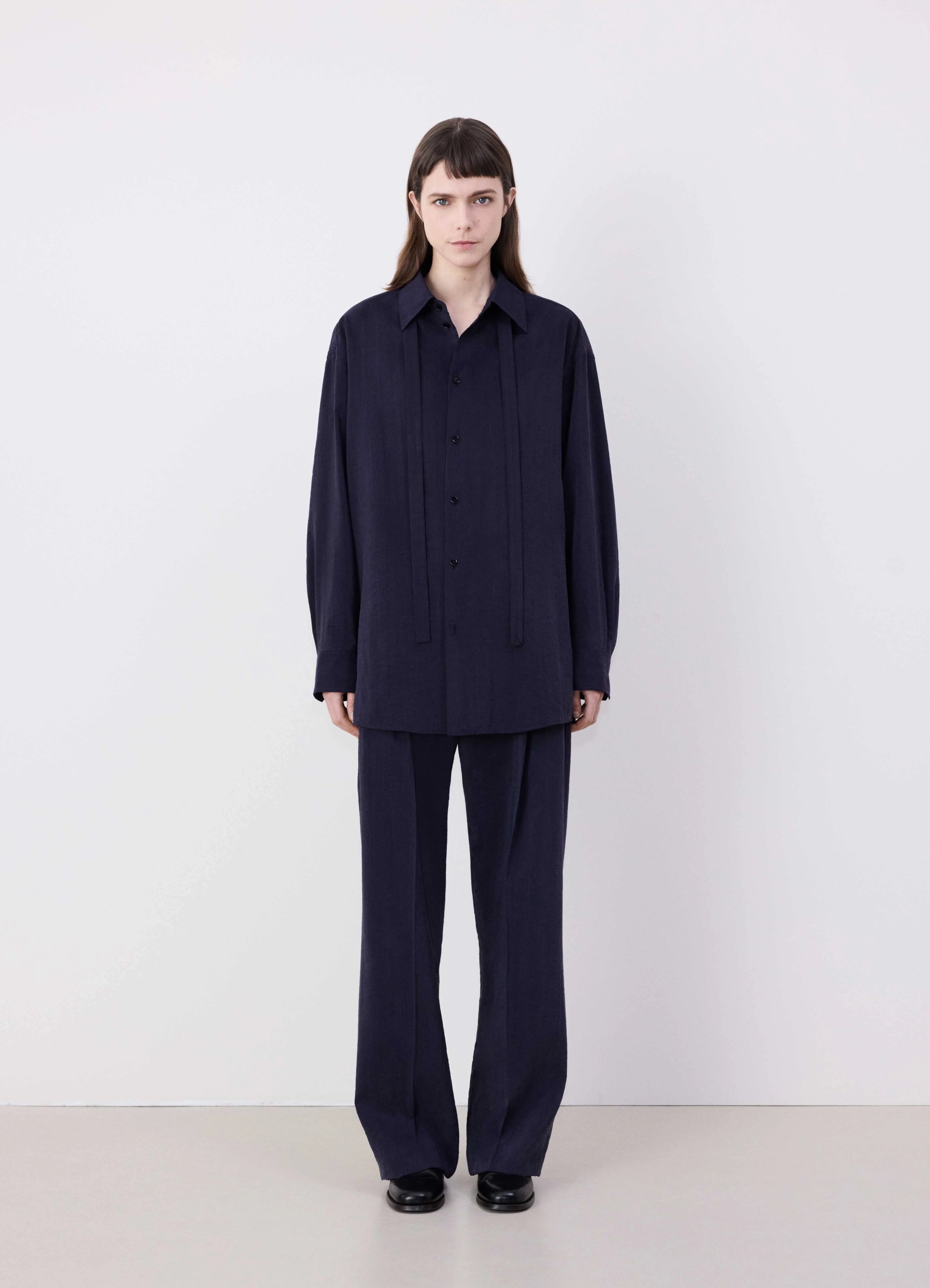 LONG SHIRT WITH TIE - 3