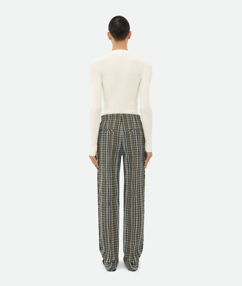 Cotton Check Trousers 3