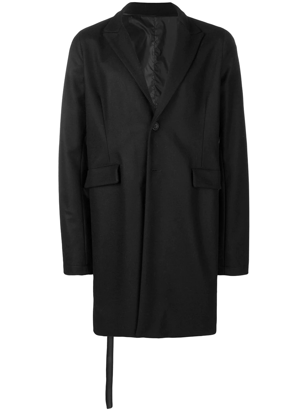 oversized single-breasted coat - 1