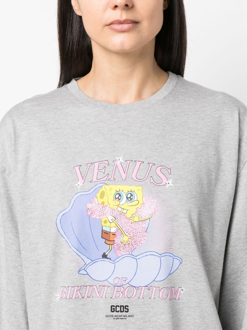 x SpongeBob printed cotton-jersey T-shirt dress 5