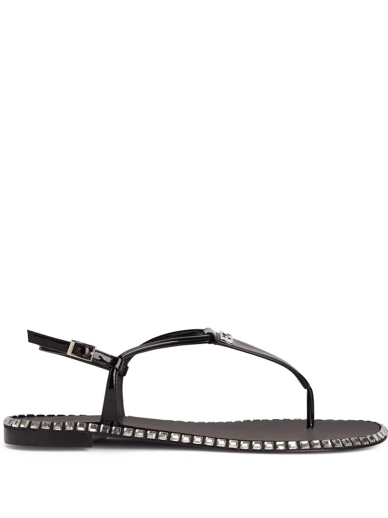 Bellatriks T-bar studded sandals 1