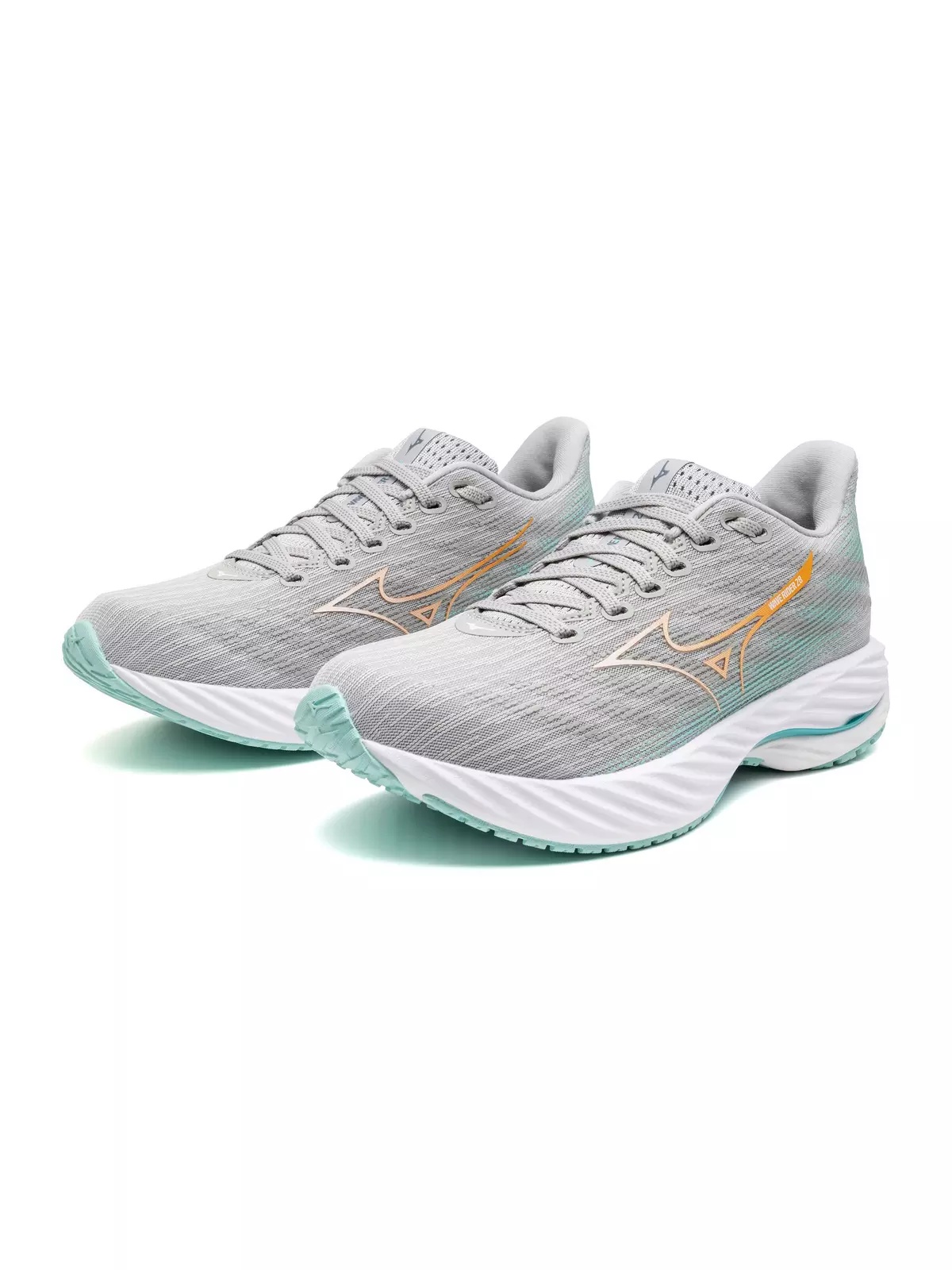 Wave Rider 28 "Harbor Mist/White" Women's Running Shoe - 5