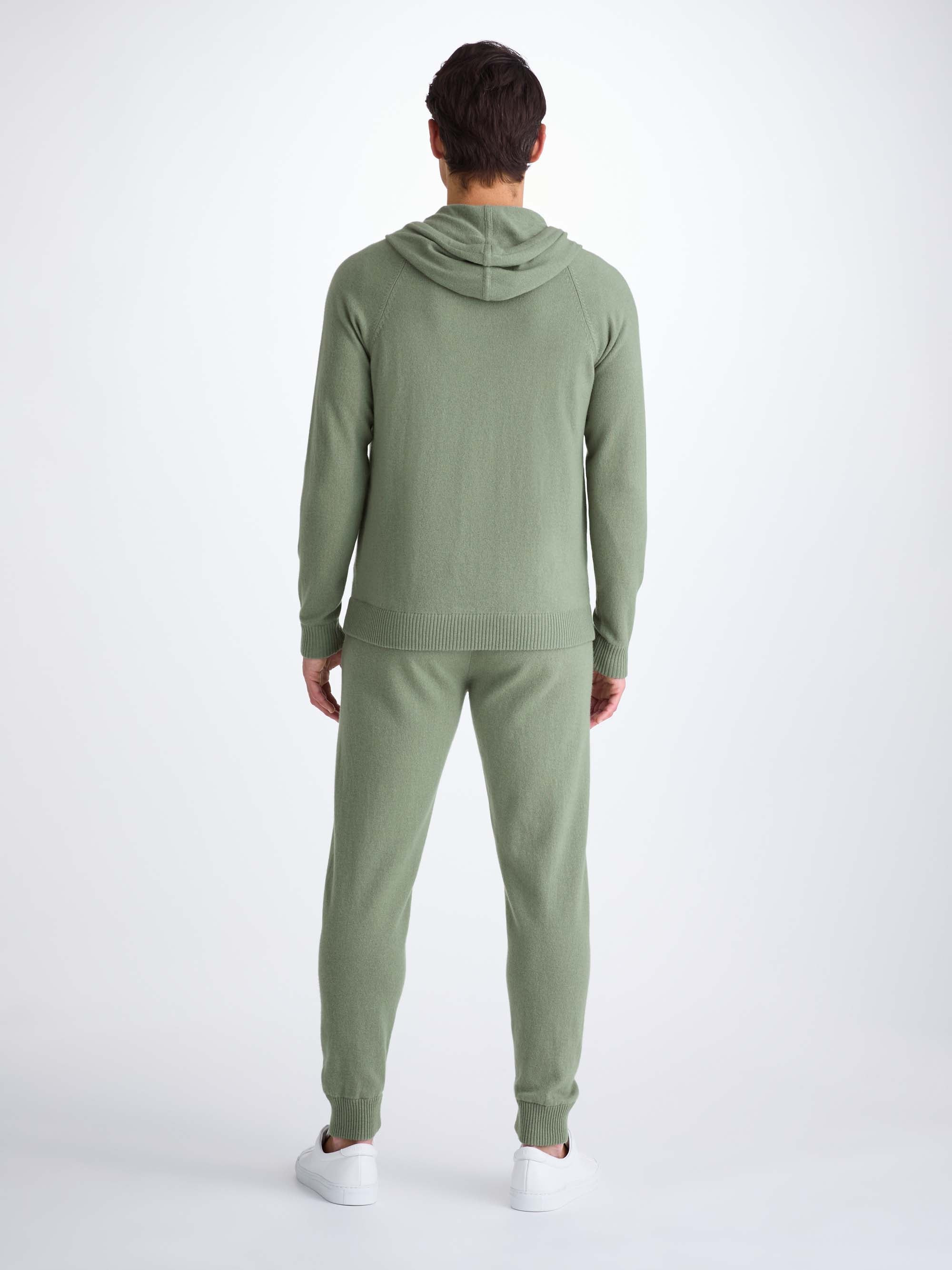 Men's Hoodie Finley Cashmere Sage Green - 4