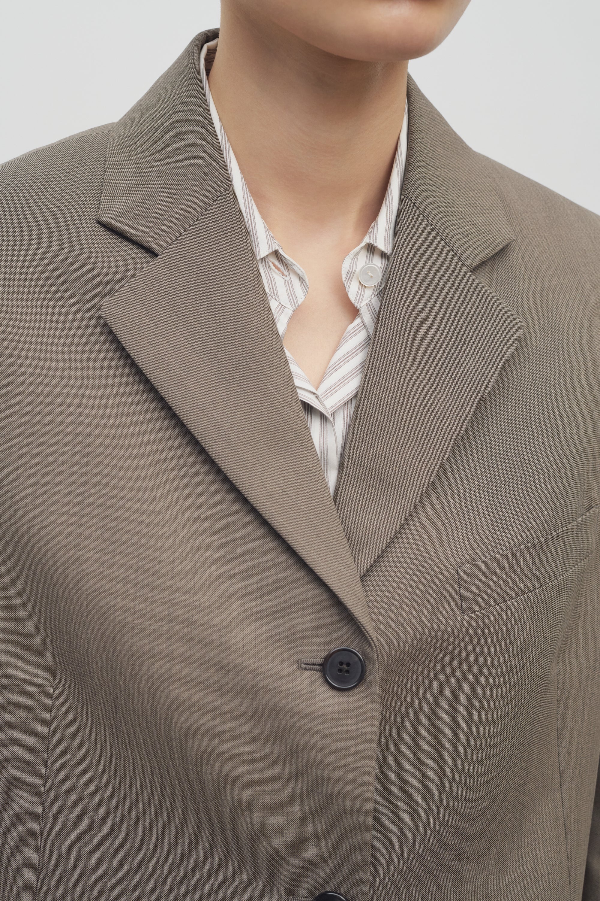 Kimiko Jacket in Wool and Silk - 6