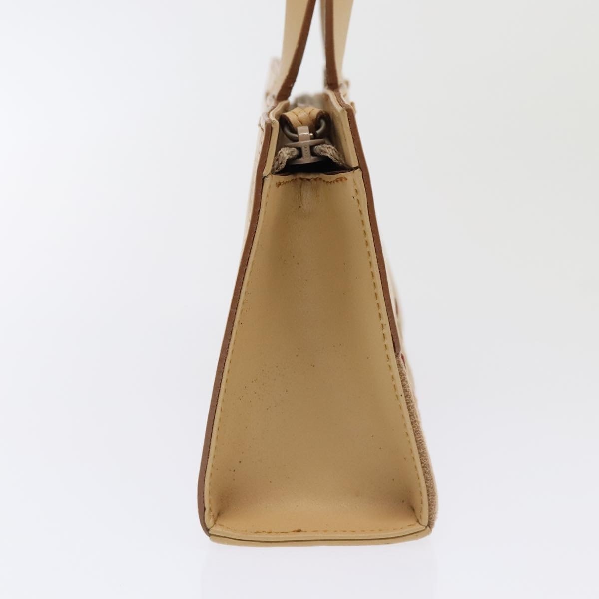 Burberry Hand Bag Leather Beige - 4