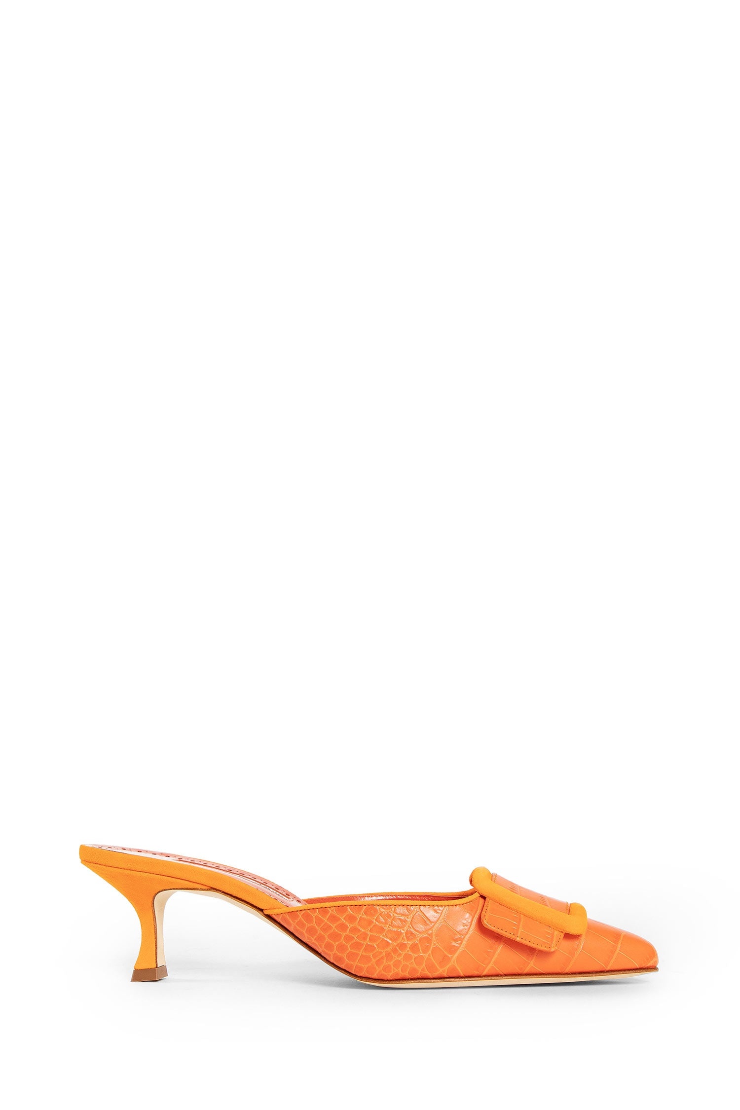 MANOLO BLAHNIK WOMAN ORANGE PUMPS - 1