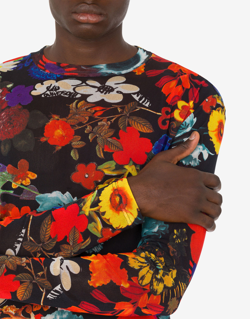 ALLOVER FLOWERS TULLE T-SHIRT 4