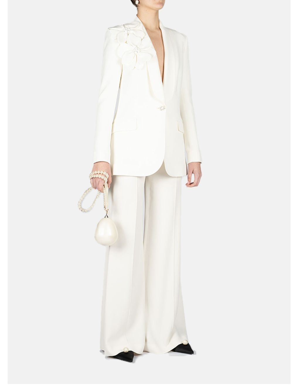 cady-texture trousers - 4
