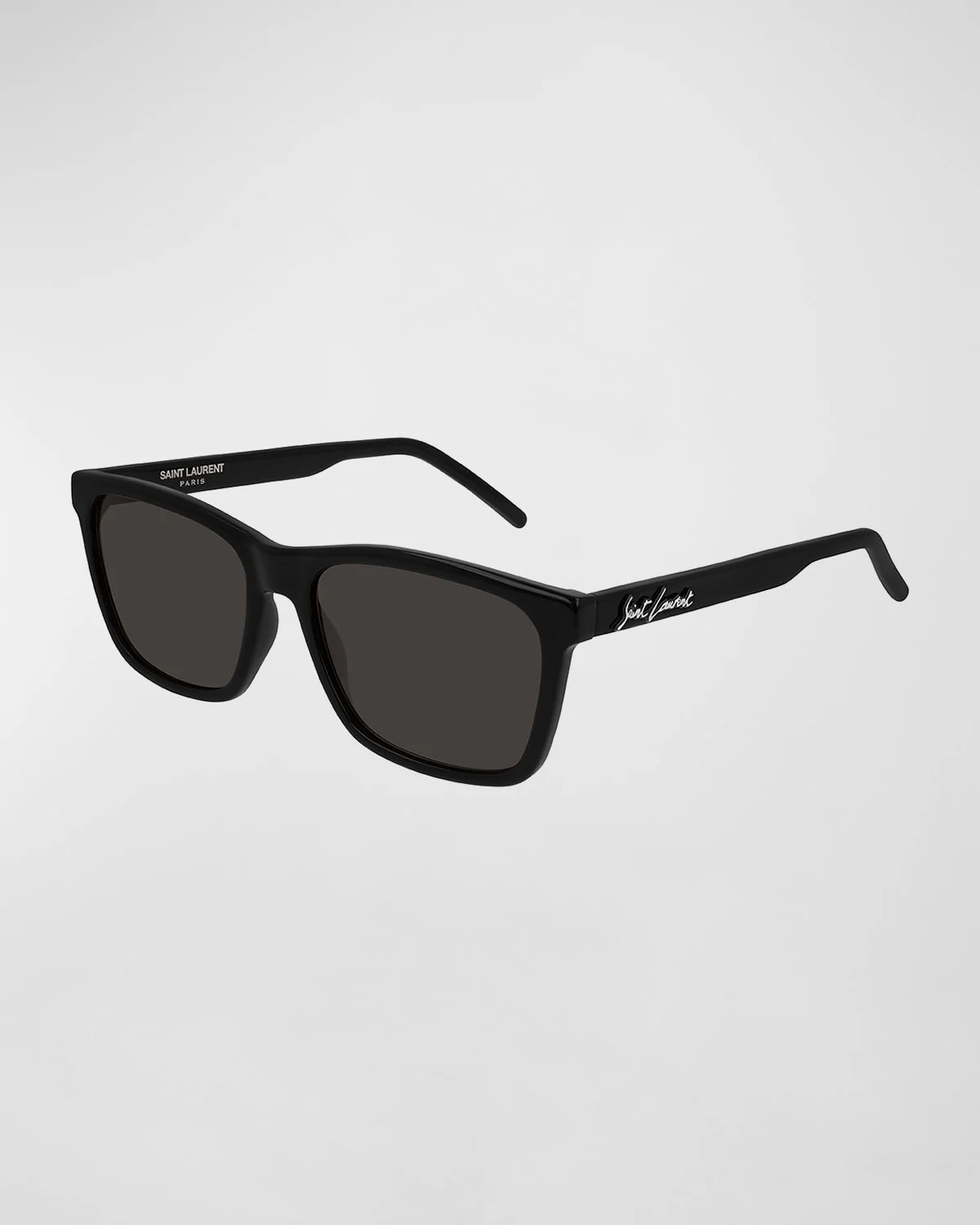 Men's Square Solid Injection Sunglasses - 1