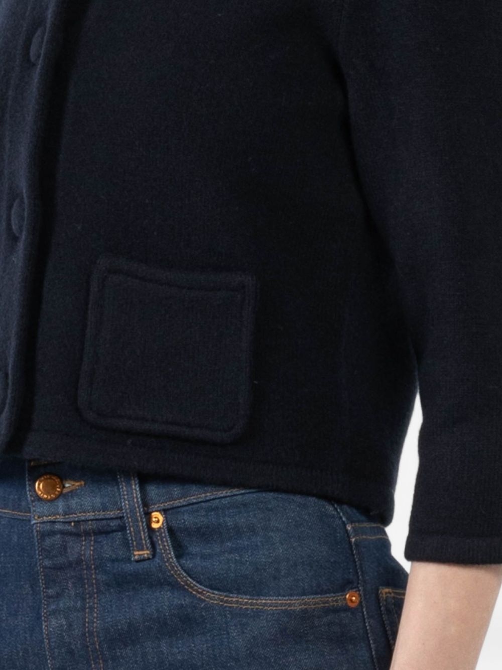 collared pocket cardigan - 5