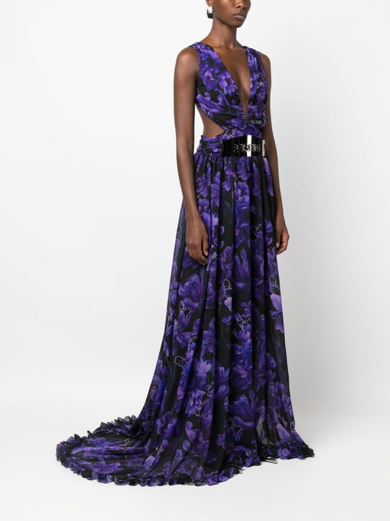 floral-print chiffon maxi dress 3