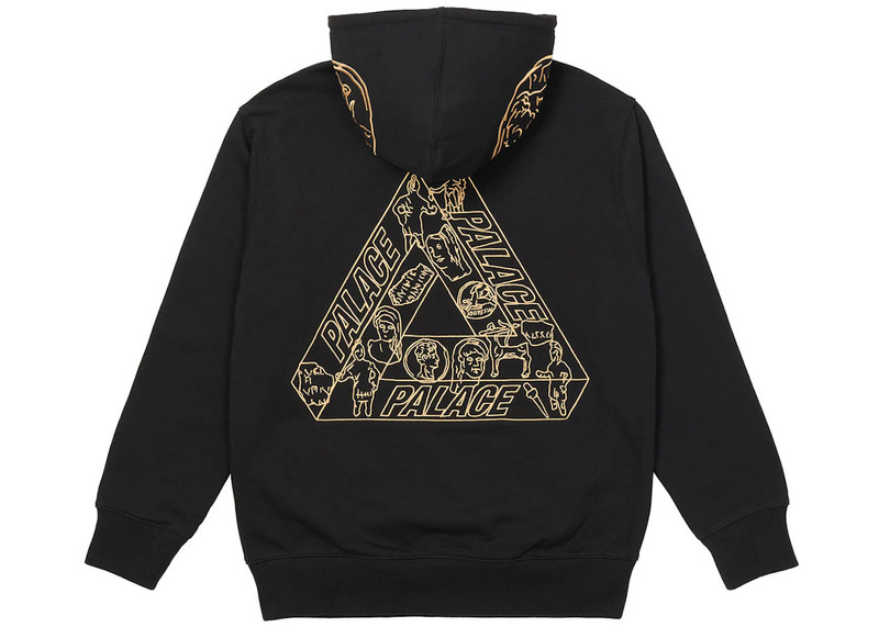 PALACE Palace Tri-Archaeology Hood Black outlook