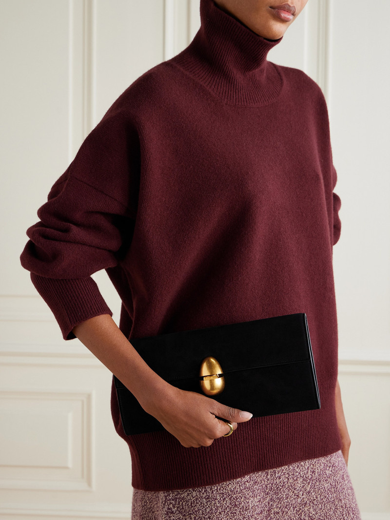 NEOUS Phoenix Suede Clutch outlook