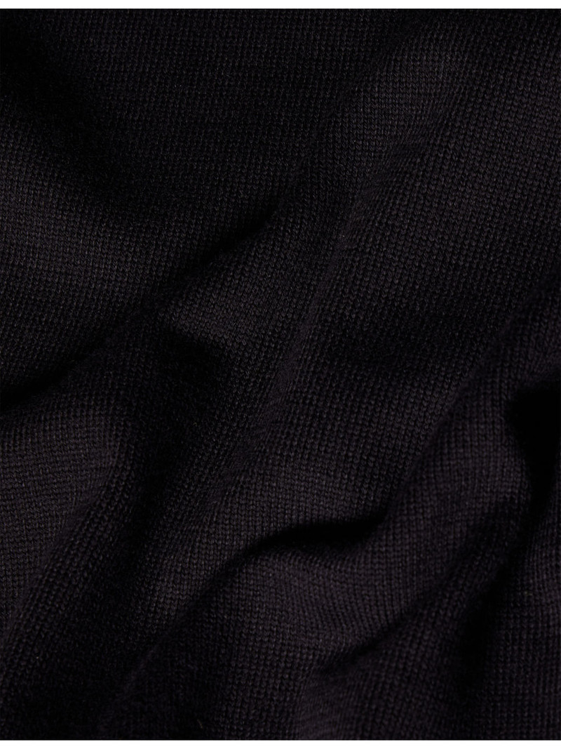 Badge Crewneck Cotton-Knit Jumper 6