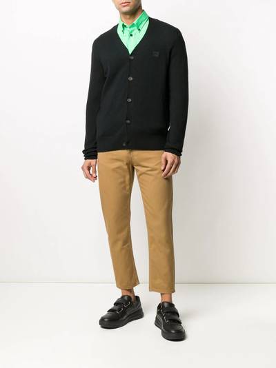 Acne Studios v-neck wool cardigan outlook