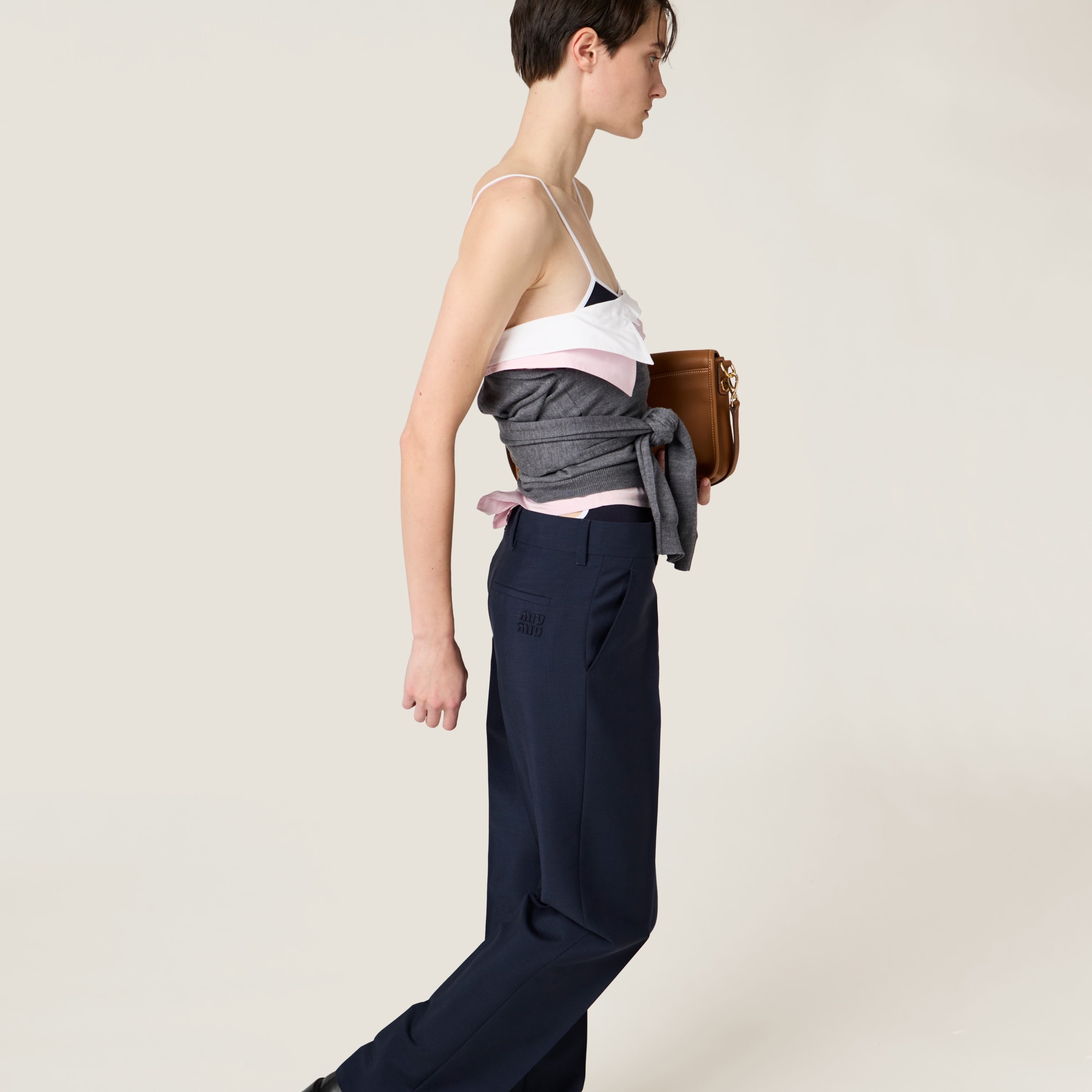 Kid mohair pants - 4