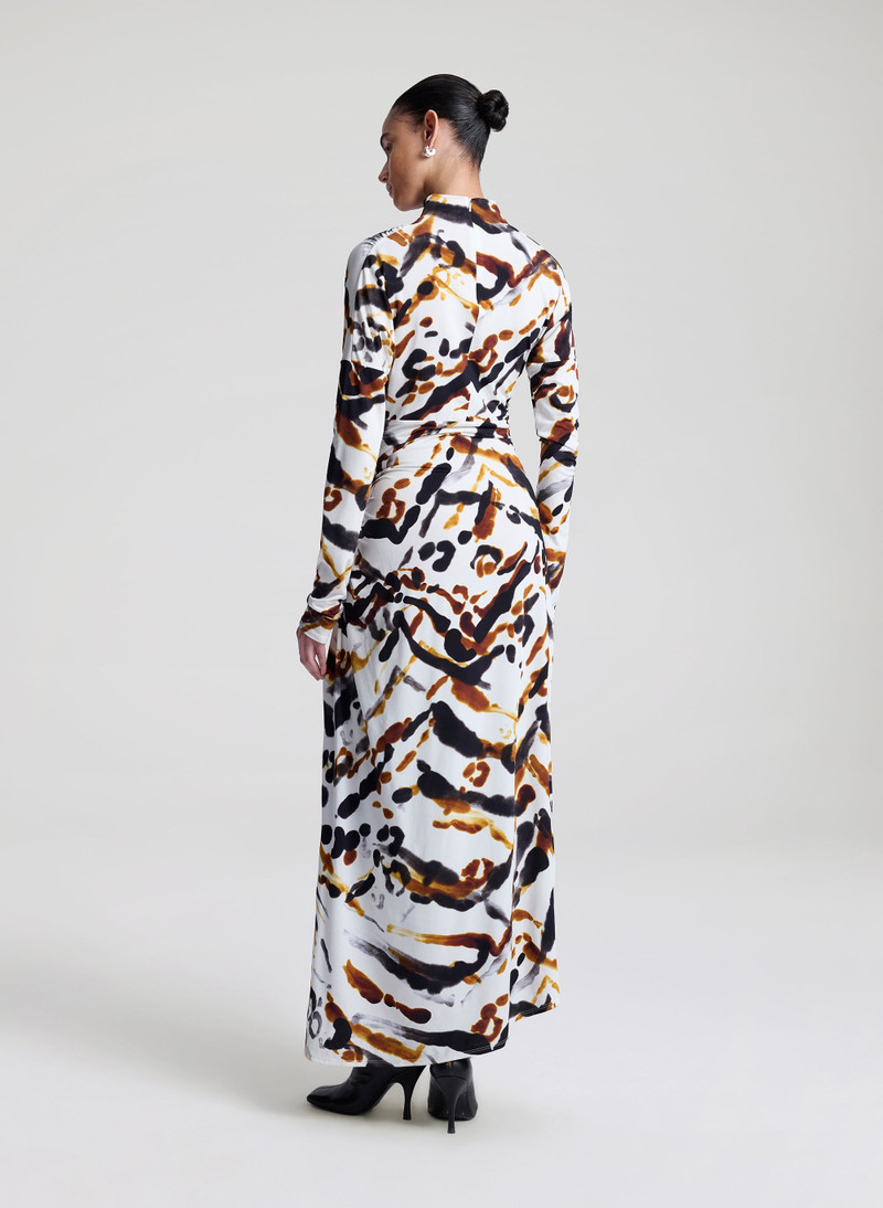 Lia Jersey Printed Maxi Dress 6