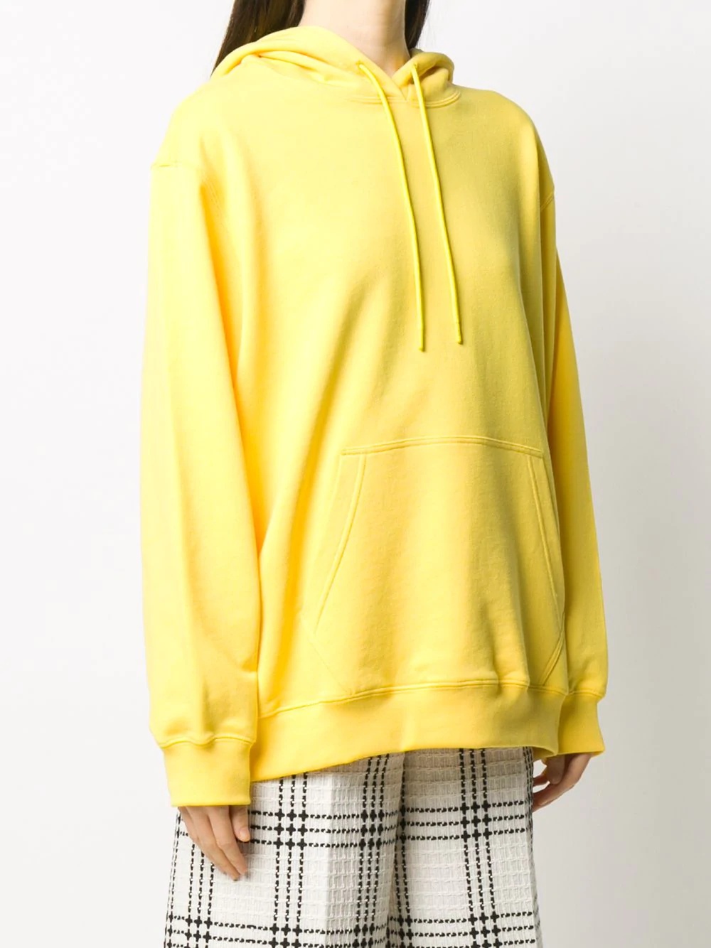 oversized logo print hoodie - 3