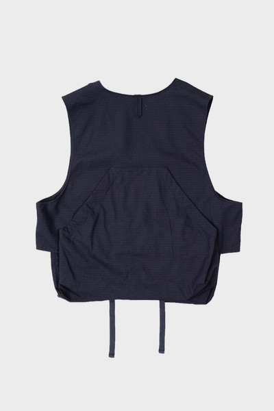 Engineered Garments Fowl Vest - Dk. Navy Cotton Ripstop outlook