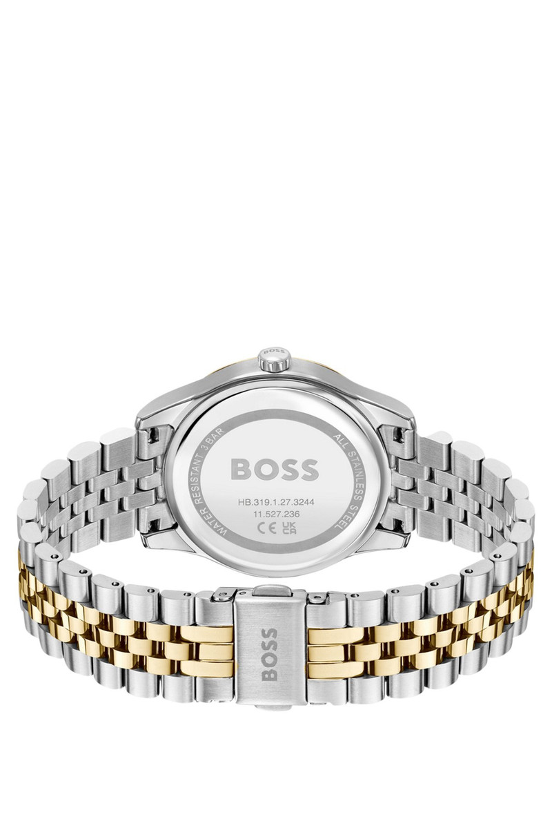 GRACEFUL TWO-TONE WATCH WITH MOTHER-OF-PEARL INLAY 3