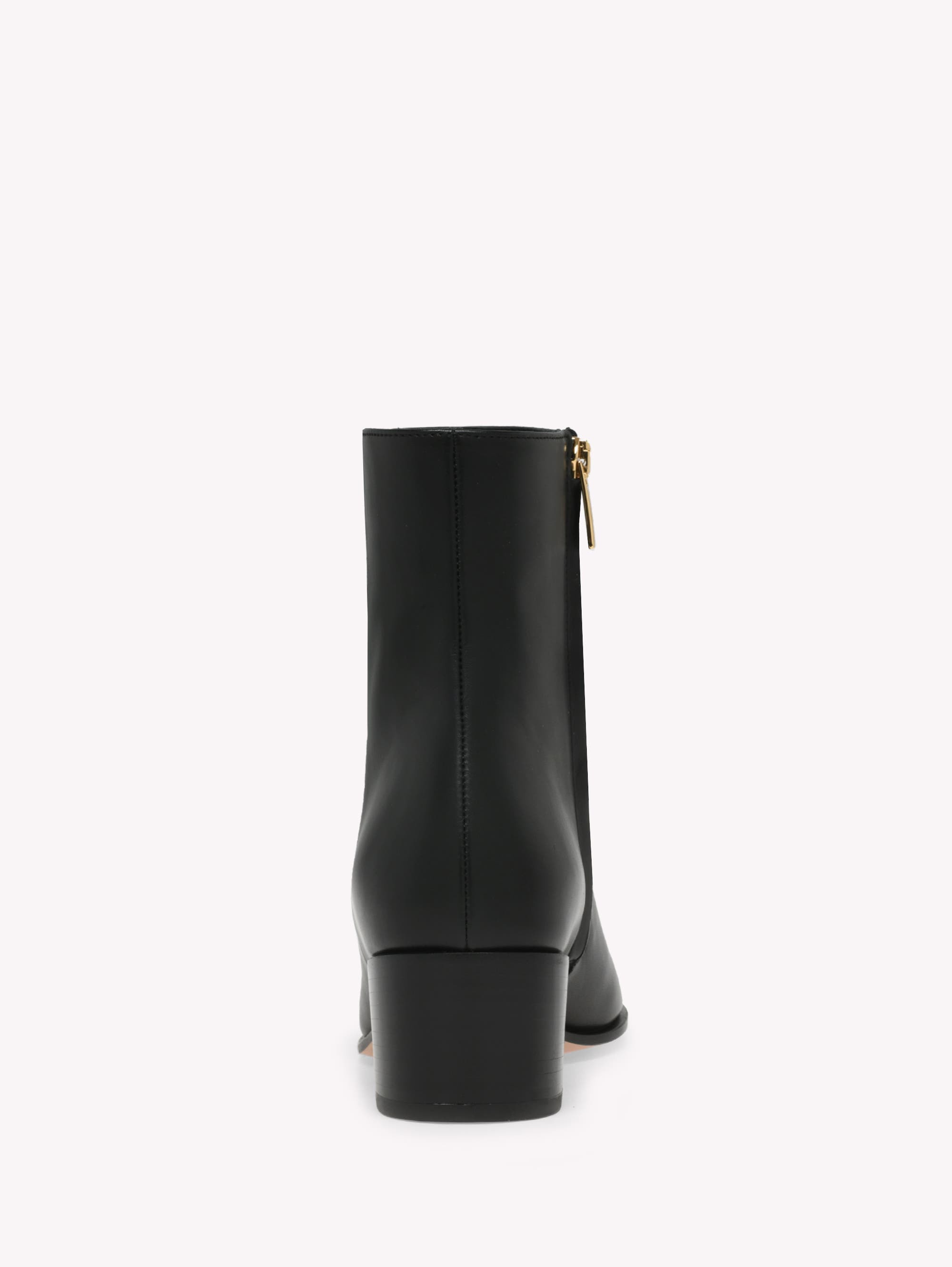 Gianvito Rossi Spencer Booties in Black Calf at Nordstrom - 4
