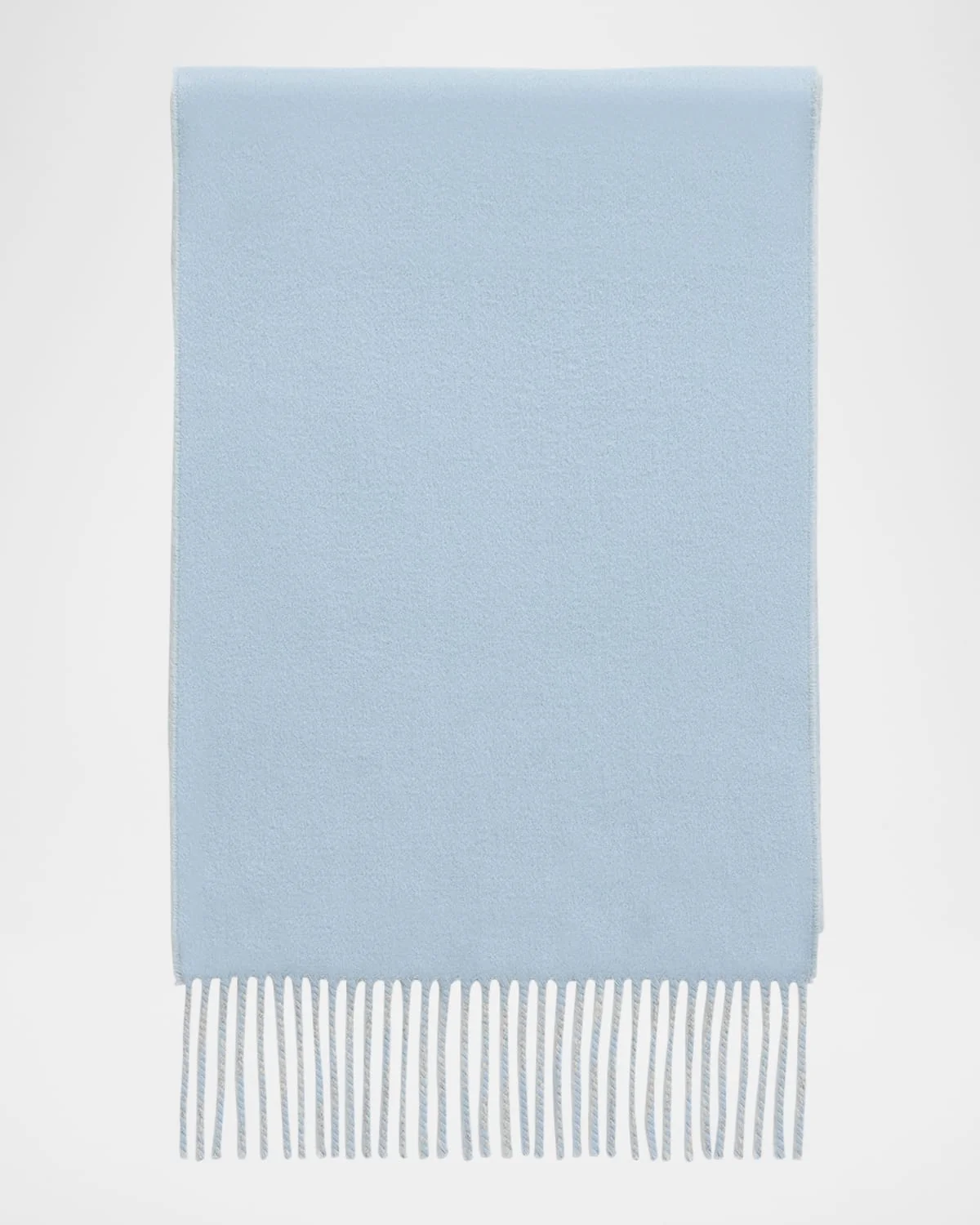 Men's Cashmere Double-Face EKD Embroidered Scarf - 1