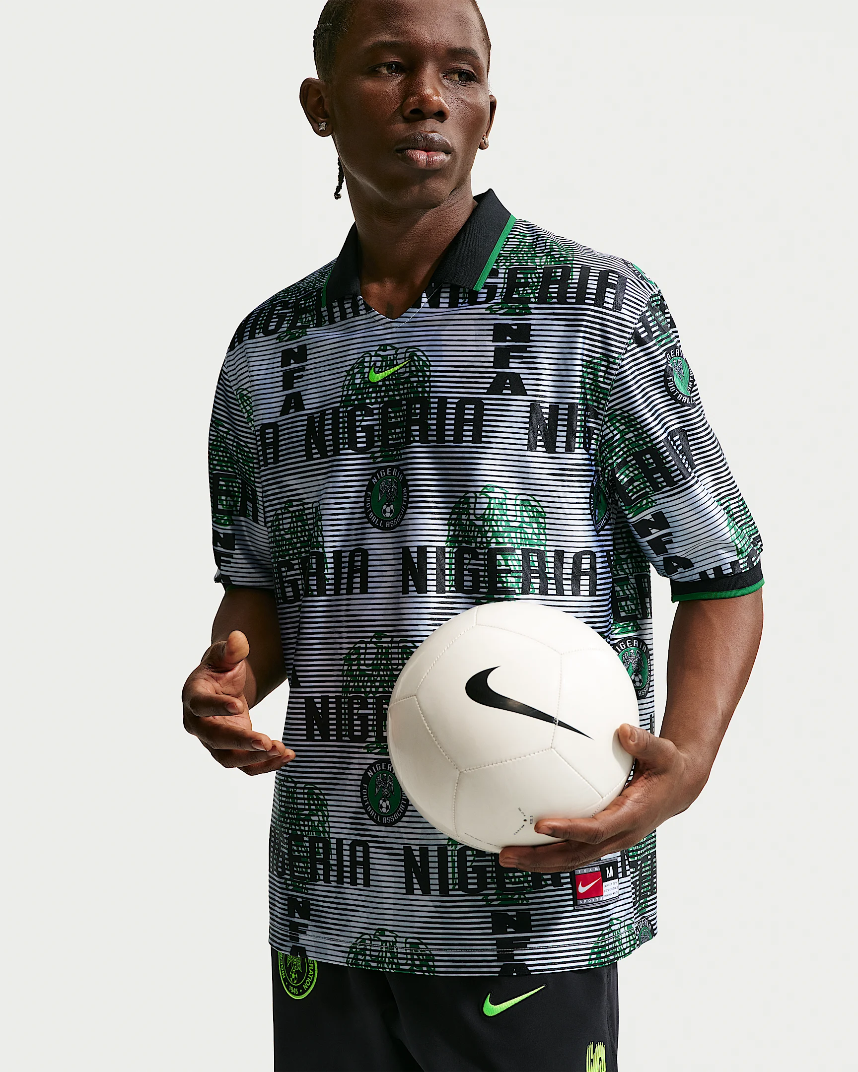 Nigeria Energy Men's Nike Dri-FIT Short-Sleeve Soccer Top - 1