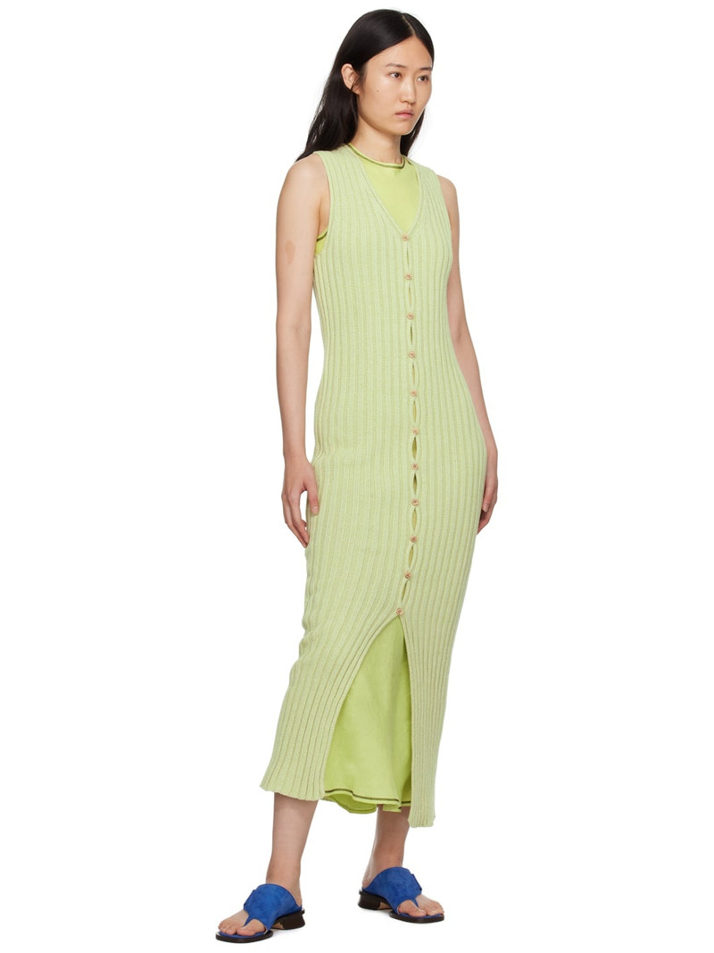 BASERANGE Green Loulou Maxi Dress outlook