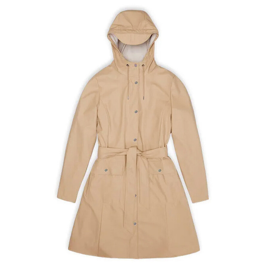 Rains Waterproof Curve W Jacket - Sand - 5
