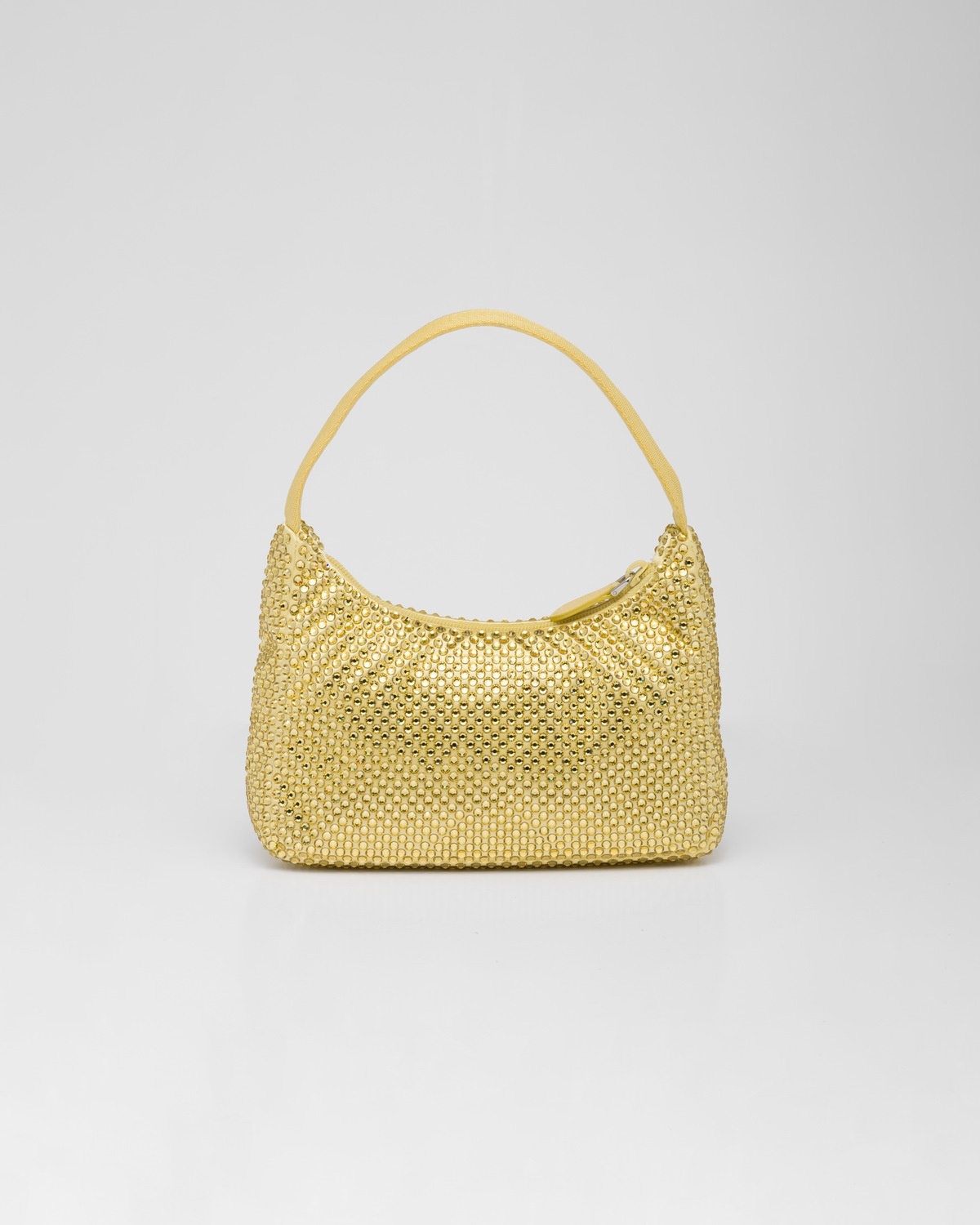 Satin mini-bag with crystals - 3