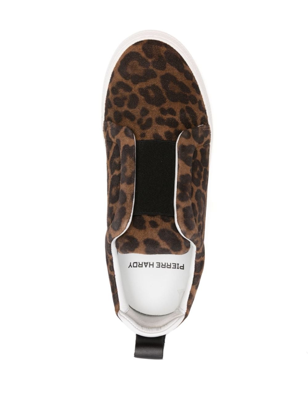 Baskets Slider leopard-pattern suede sneakers - 4