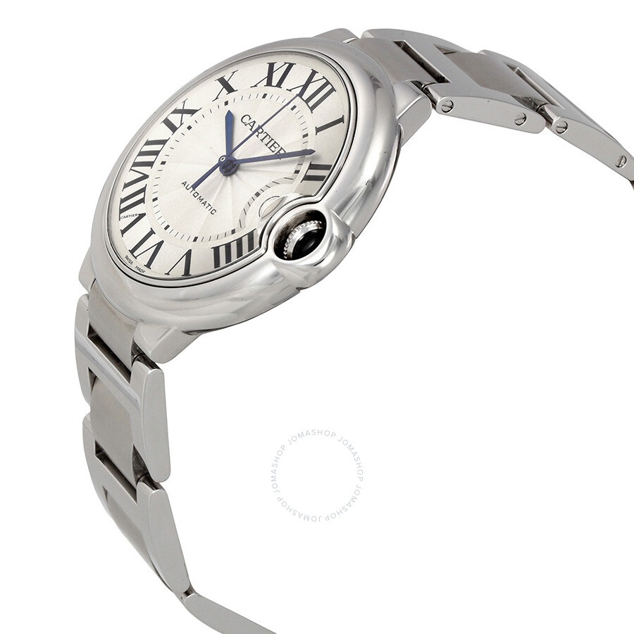 Pre-owned Cartier Ballon Bleu de Cartier Automatic Silver Dial Men's Watch W69012Z4 - 2