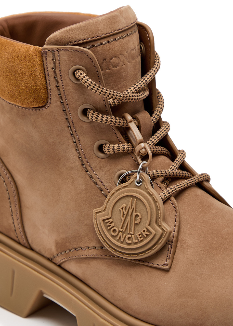 Moncler Peak City Nubuck Hiking Boots - 4