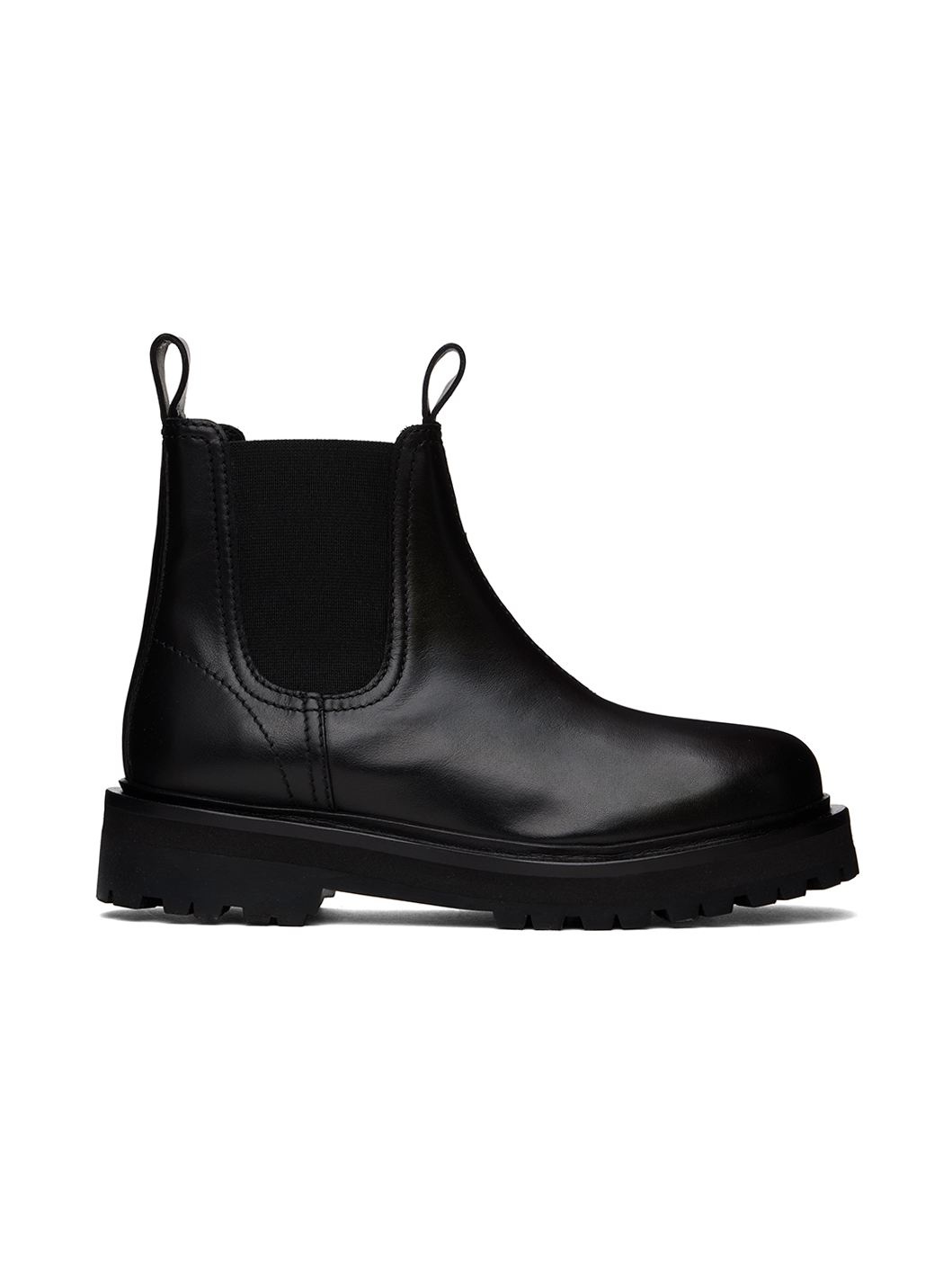 Black Kick Chelsea Boots - 1